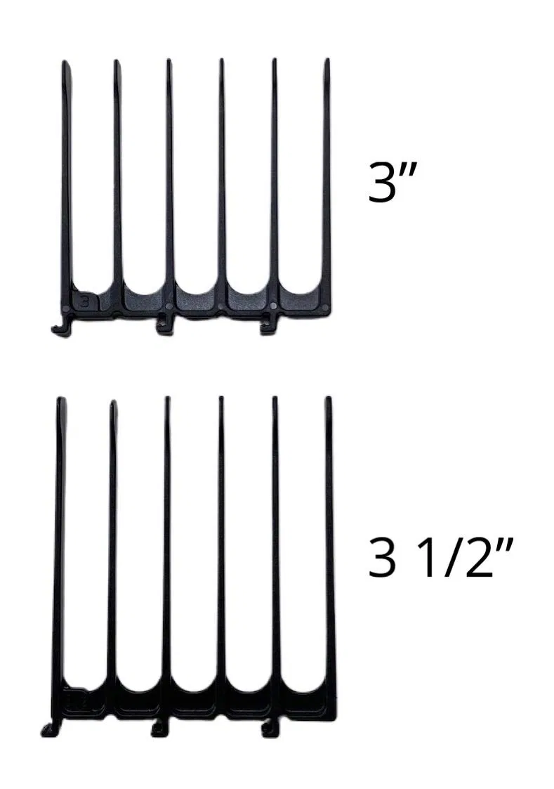 Набор для стрижки волос The Original CombPal Hair Cutting Tool Combpal, Jumbo Guide Black — фото 4