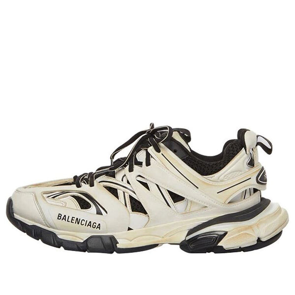Кроссовки track sneaker 'white black' Balenciaga, черный