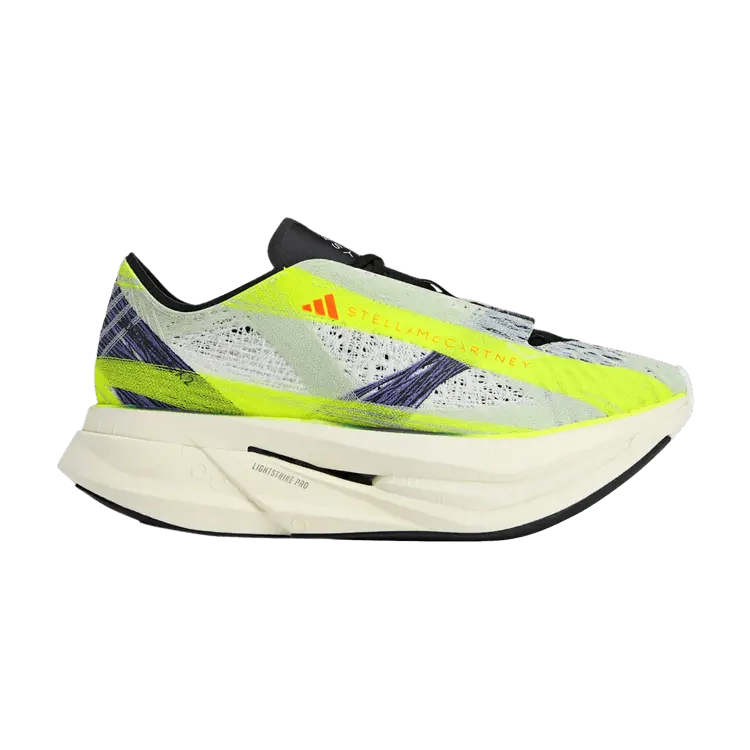 Кроссовки Stella McCartney x Wmns Adizero Prime X 2.0 Strung 'Linen Green Collegiate Purple', фиолетовый