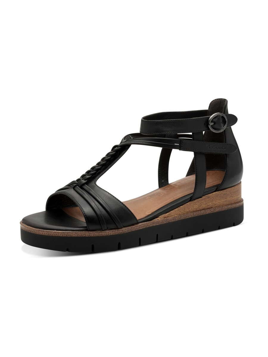 Сандалии с ремешками Tamaris, Black