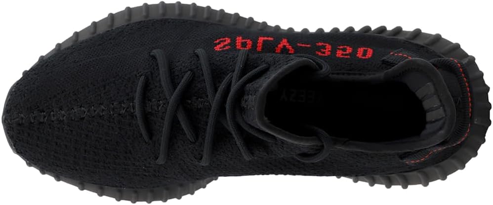 Мужские кроссовки Adidas Yeezy Boost 350 V2, черный/красный — фото 4