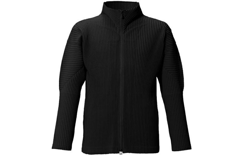 

Куртка с молнией и плиссировкой Homme Plissé Issey Miyake, черный
