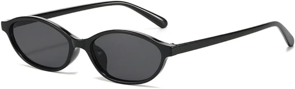 

Солнцезащитные очки с защитой от УФ-излучения UV400 | Овальные линзы в стиле панк с градиентом | для женщин и мужчин, для занятий спортом на открытом воздухе и вождения DSVIGF, Black-black