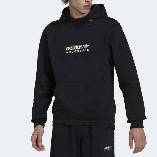 Толстовка adidas originals Adventure Hoodie 'Black', черный — фото 2