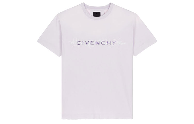 Бейсболка Basic Jersey Oversized C&S с коротким рукавом Givenchy, светло-фиолетовый — фото 3