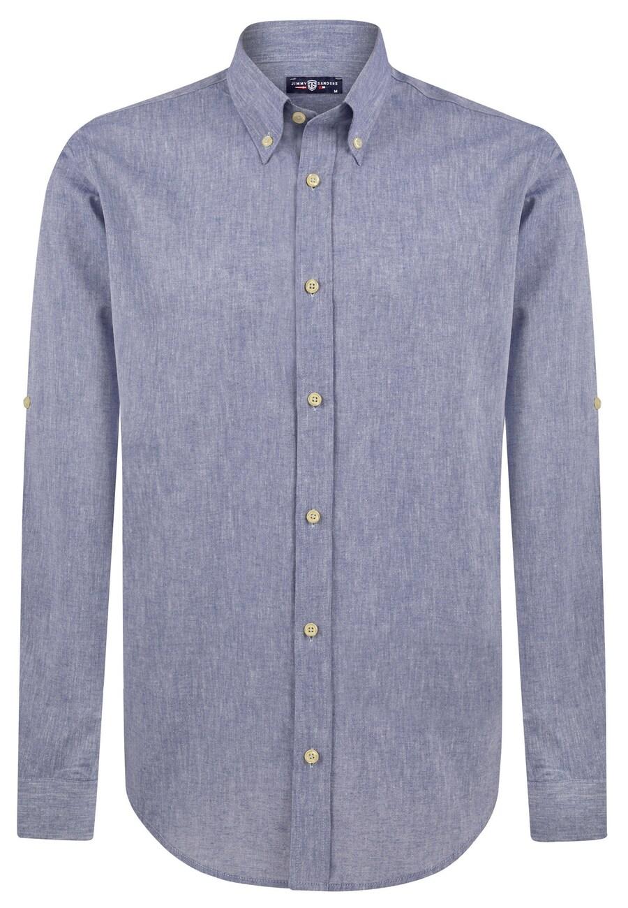 

Рубашка обычного кроя на пуговицах Jimmy Sanders, темно-синий