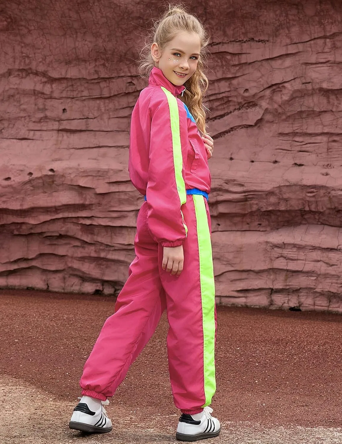 Детский спортивный костюм Perfashion, 2 предмета, Neon Hot Pink — фото 3