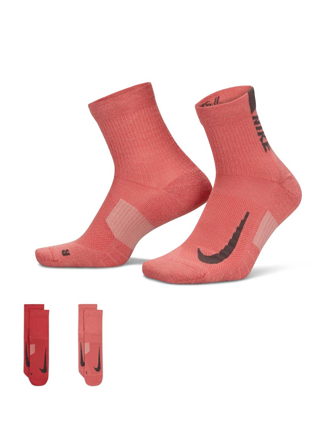 

Носки Nike U NK MLTPLIER ANKLE 2PR - 144, разноцветный