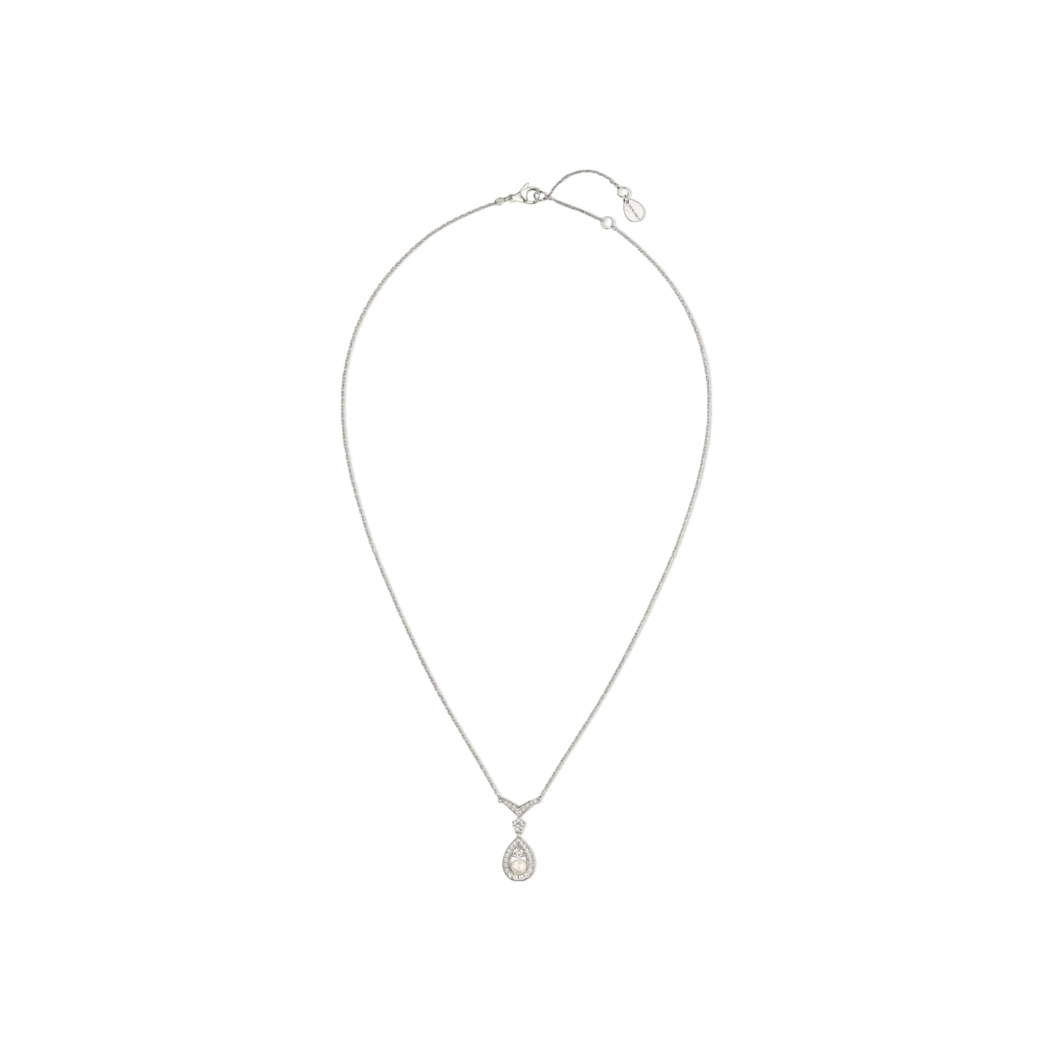 

Chaumet - колье joséphine aigrette из розового золота с бриллиантами и жемчугом akoya - 083456 CHAUMET
