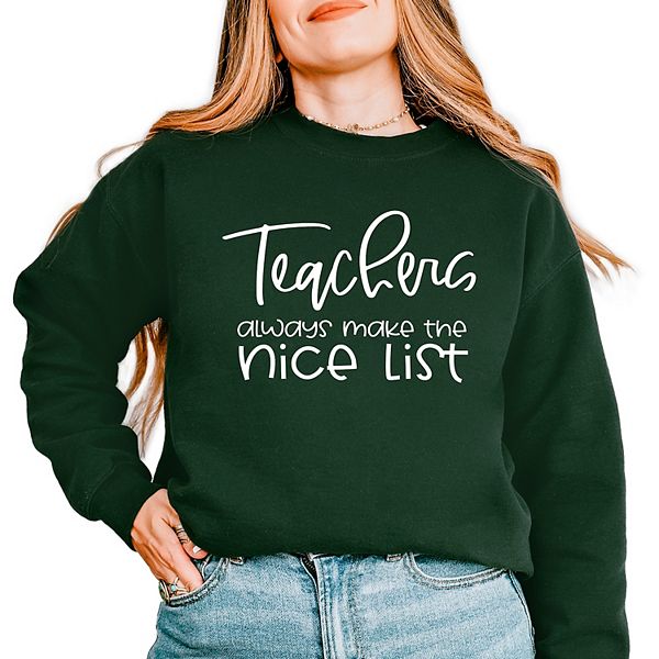 

Свитшот Teachers always make the nice list Simply Sage Market, Forest, Зеленый, Свитшот Teachers always make the nice list Simply Sage Market, Forest