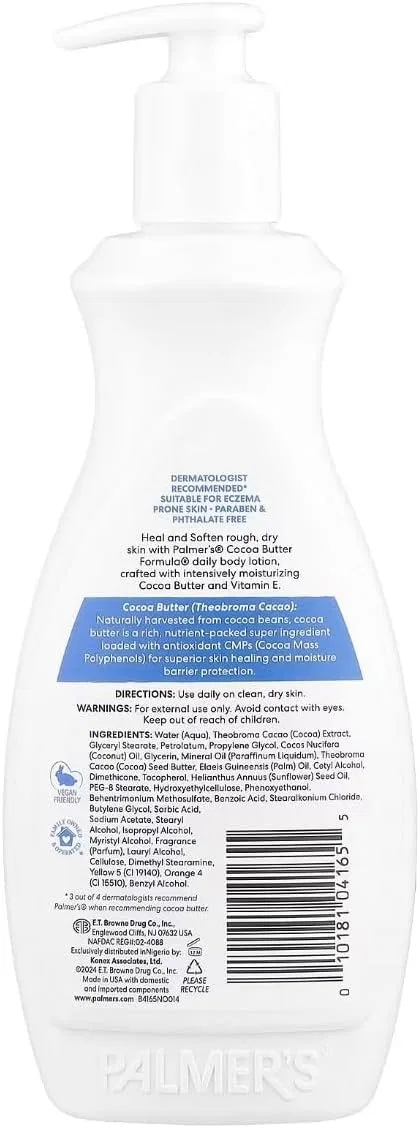 Лосьон для тела с маслом какао и витамином E, Palmer's, 400 мл — фото 2