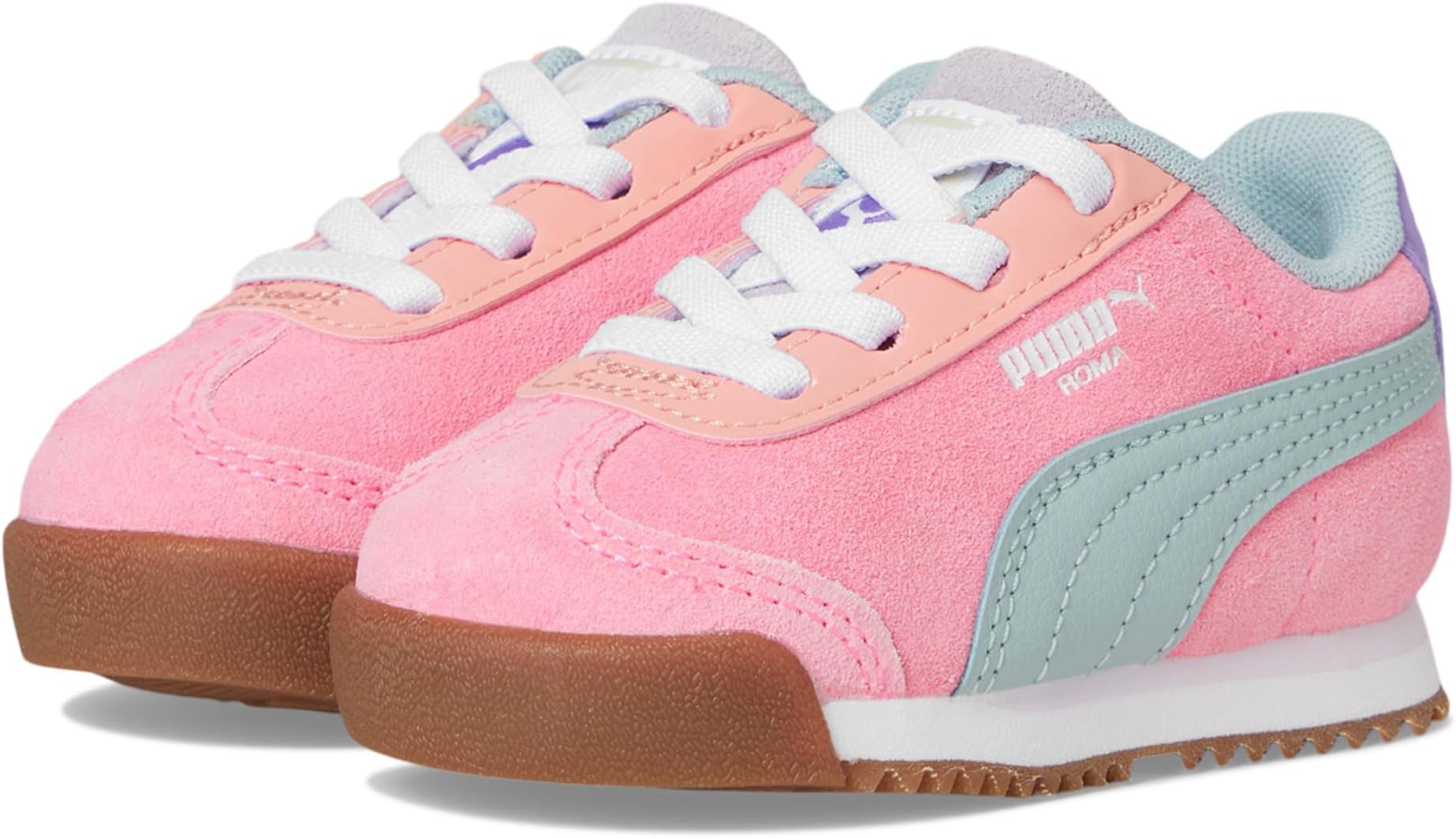

Кроссовки PUMA Kids Roma, Sun Struck/Modern Mint/Lavender Alert