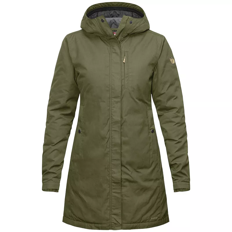

Женская утепленная парка Fjallraven Kiruna, зеленый