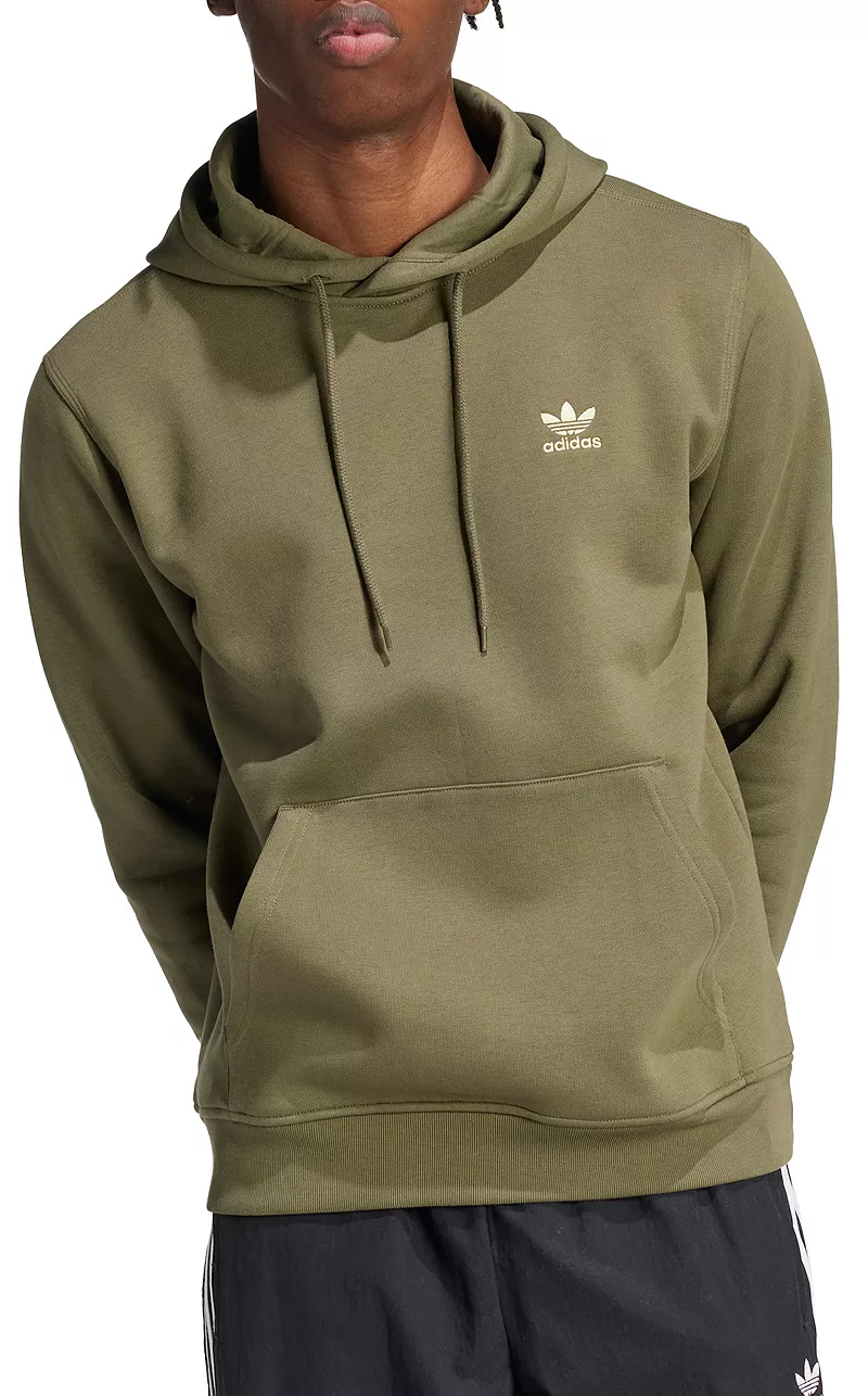 

Мужская худи с трилистником Adidas Originals Adicolor Essentials, цвет Olive Strata