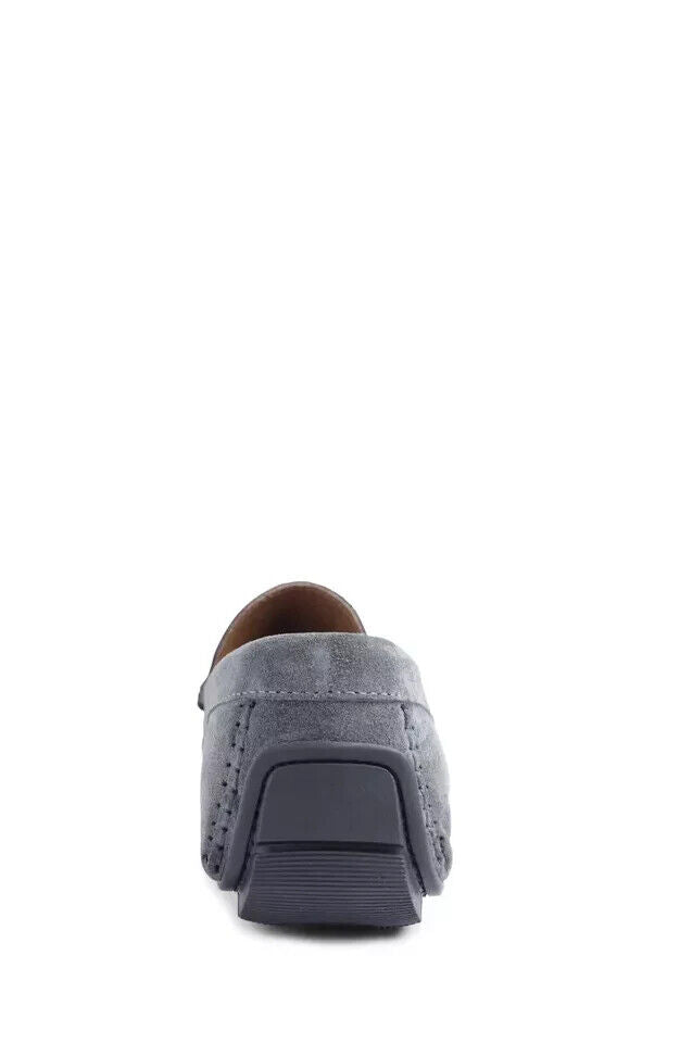 Bruno Magli Xander BM2XANF1 Loafer Men's US 7 Gray Suede Moc Toe Shoes KHD832, серый — фото 3