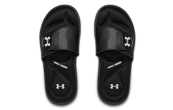 Тапочки ignite 9 slide 'black' Under Armour, черный — фото 4