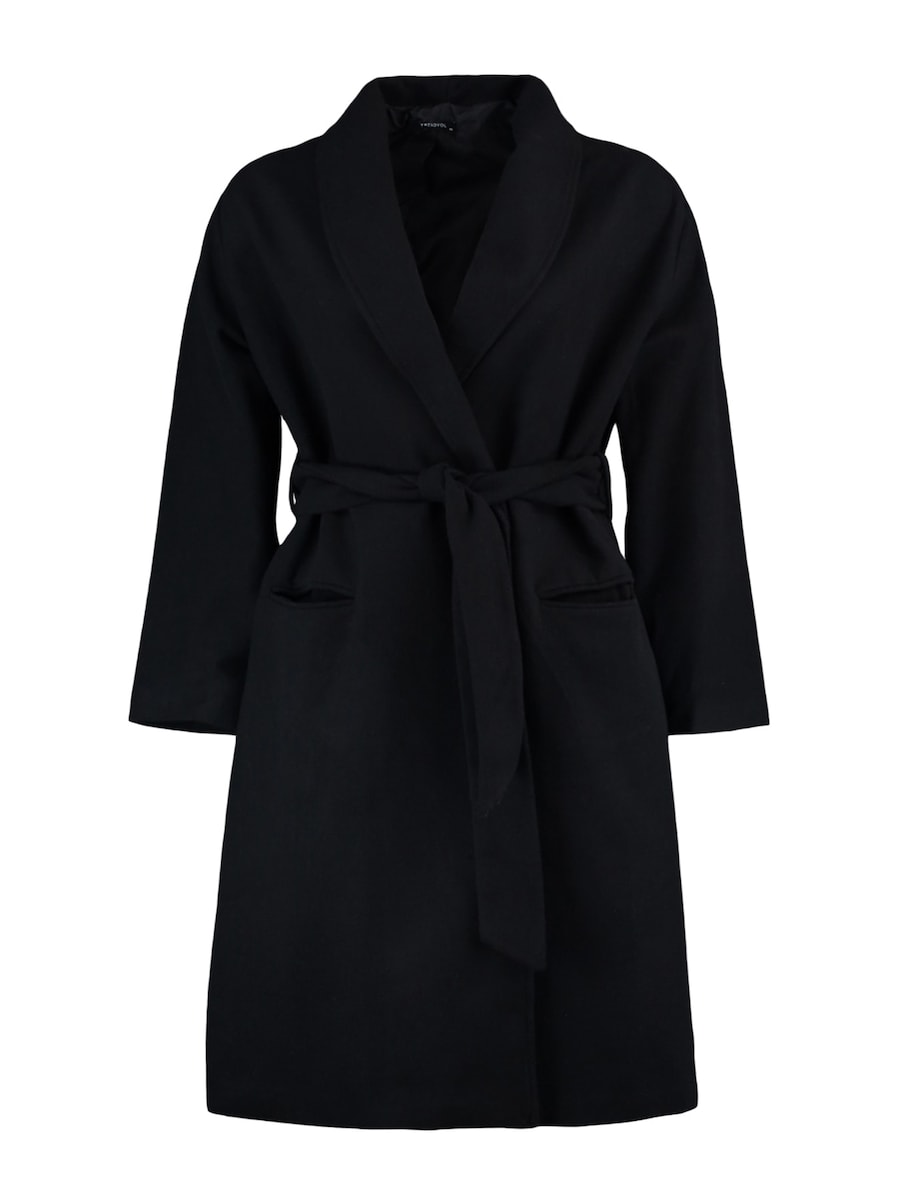 

Пальто межсезонное Trendyol Curve, черный