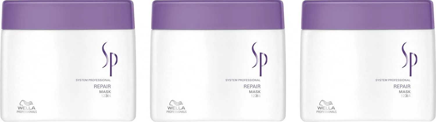 Набор из 3 восстанавливающих масок для волос «SP Repair Mask» от Wella Wella Sp