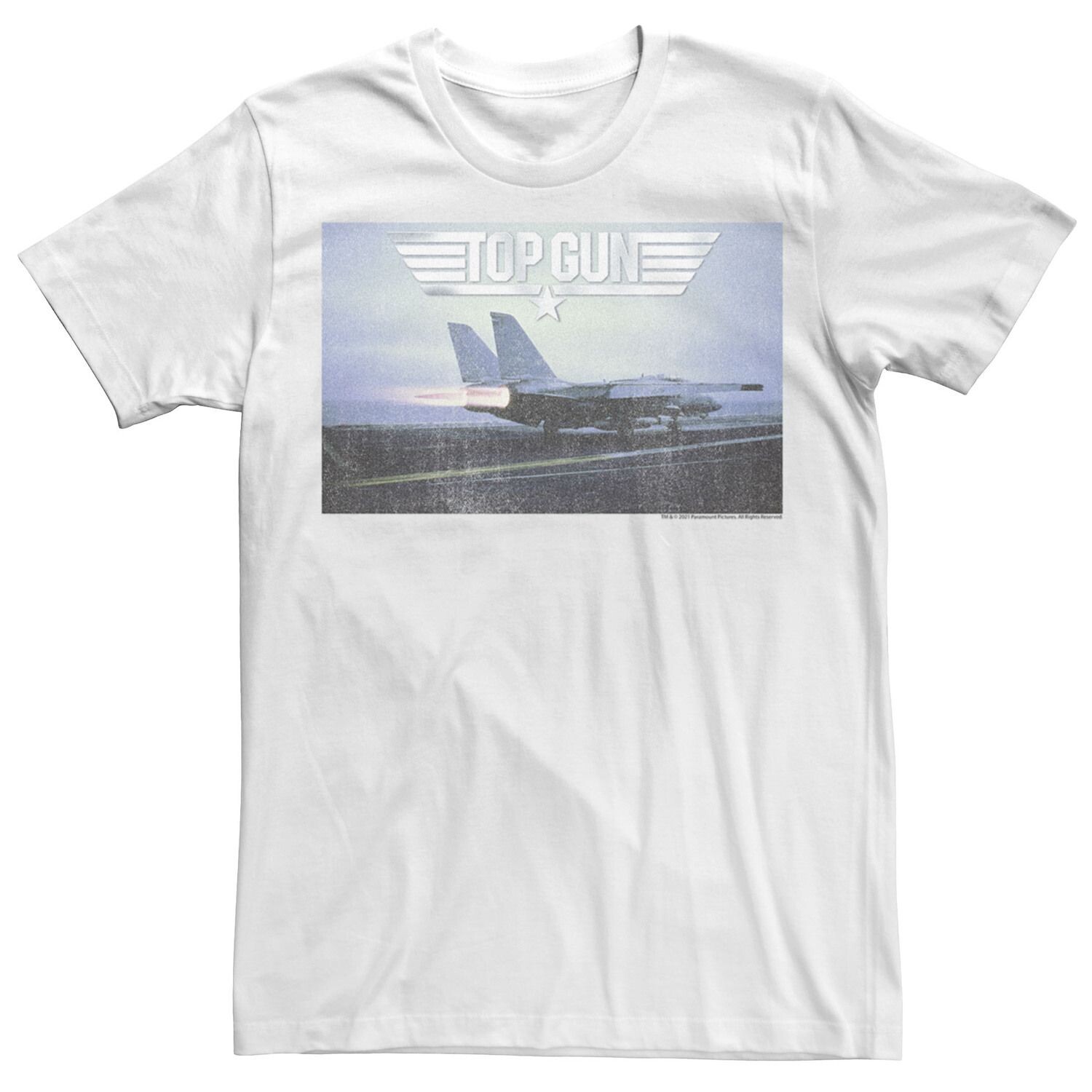 

Мужская футболка Top Gun Jet с логотипом и фотографией Licensed Character