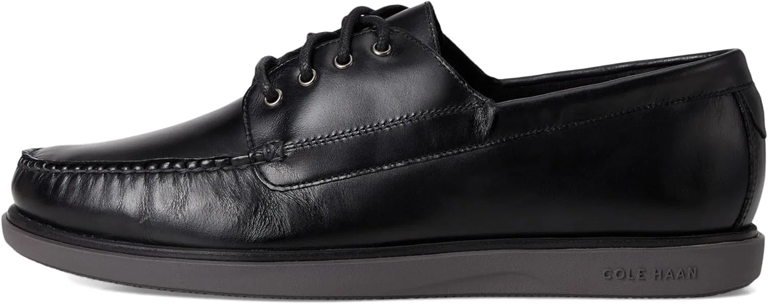 Мужские туфли Cole Haan Grand с четырьмя люверсами, 2-Black Nbk Pavement — фото 4