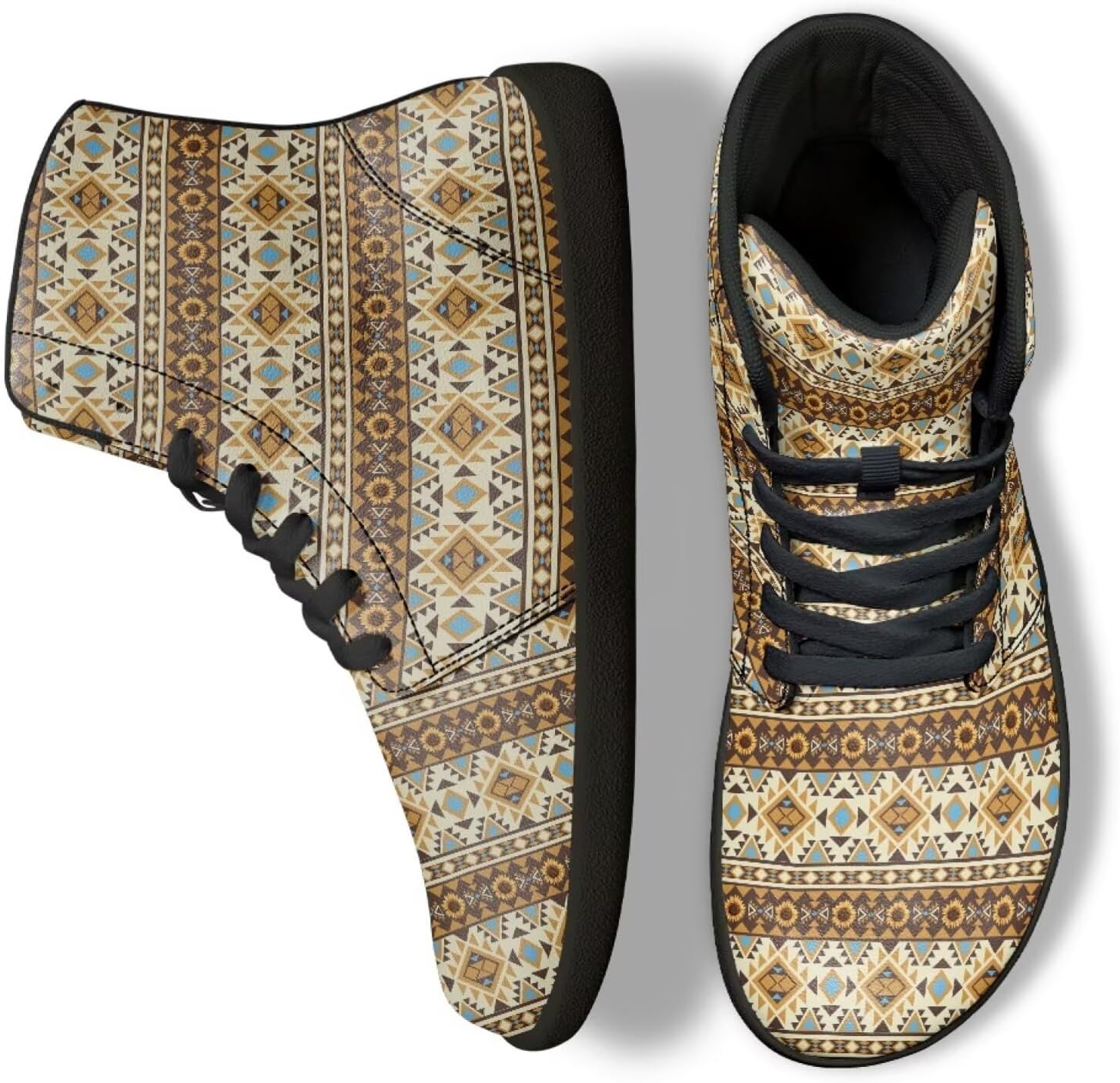 

Кроссовки Binienty High Top Barefoot для женщин и мужчин, модные с нулевым перепадом, водонепроницаемые походные ботинки из ПУ-кожи, желтый