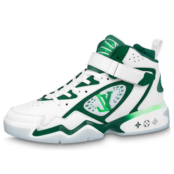 

Кроссовки trainer 2 sneakers 'white verdant green' Louis Vuitton, белый