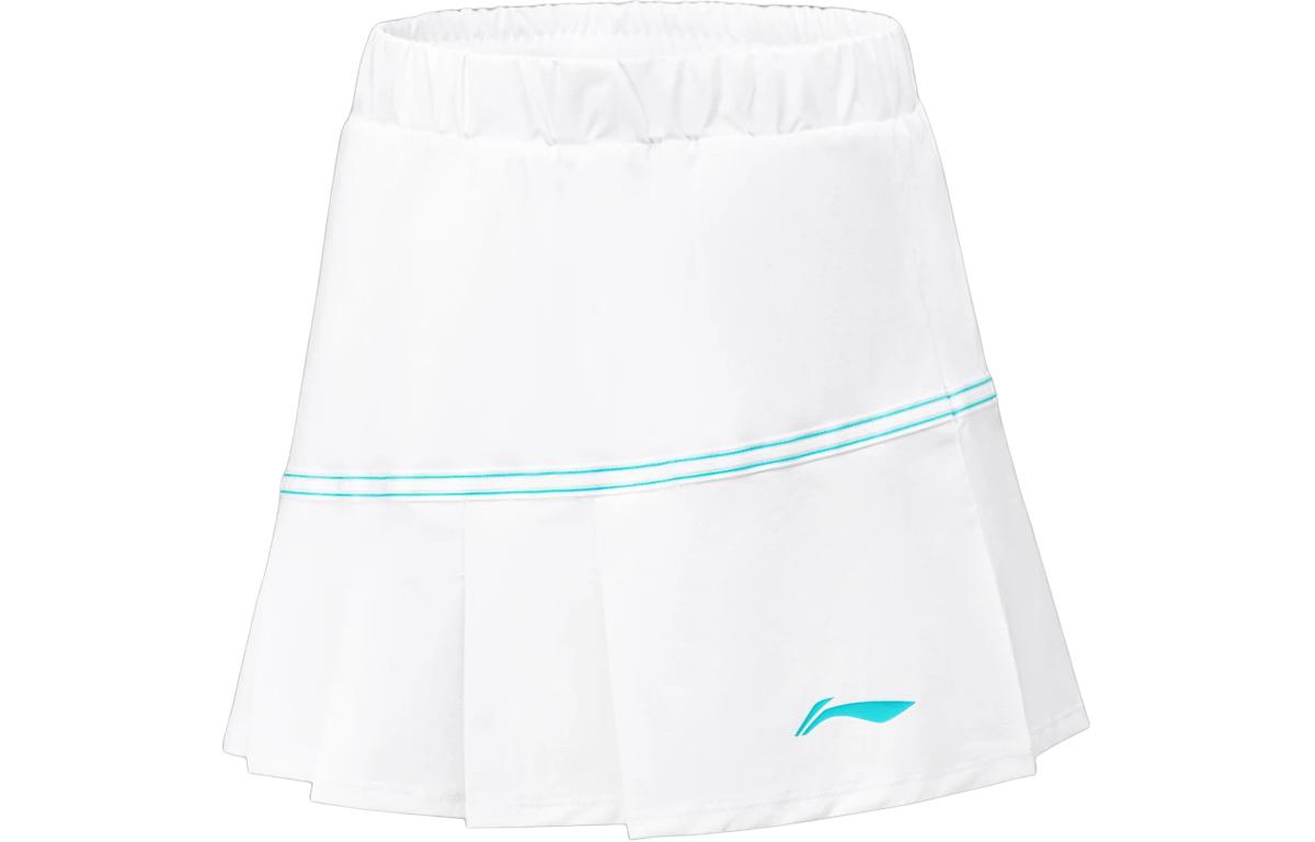 

Женская повседневная короткая юбка LiNing Badminton Series, стандартная, белые