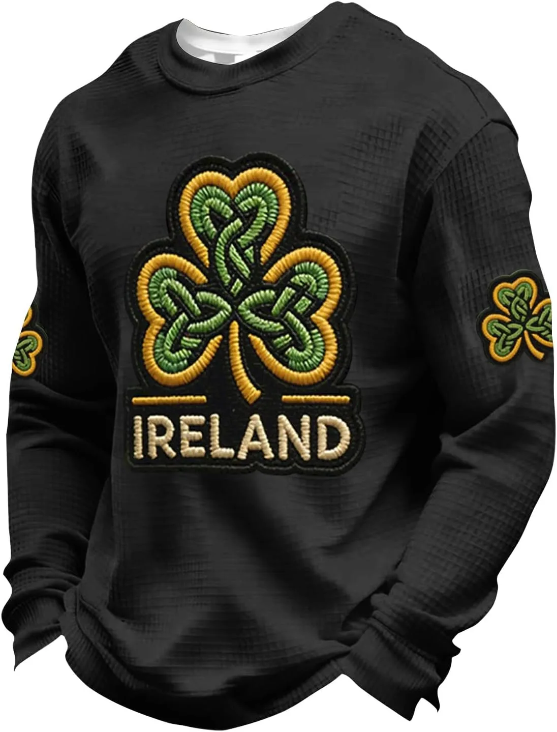 

Футболка с длинным рукавом St. Patrick's Day Plus Size FlekmanArt