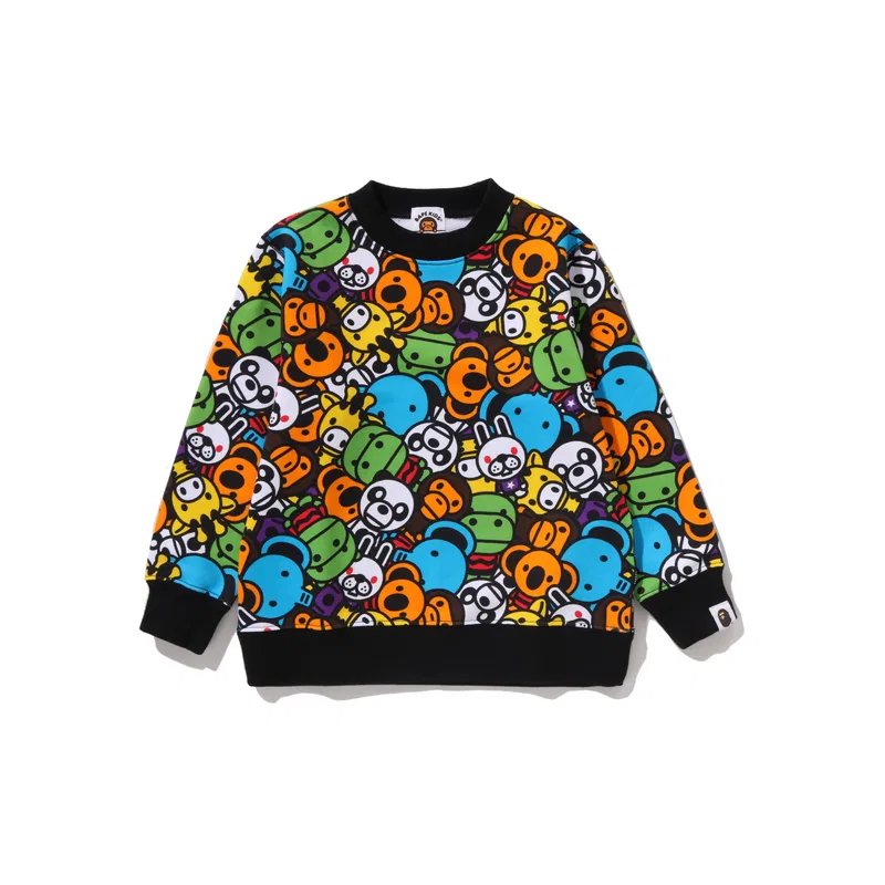 Свитшот детский мультиколор A Bathing Ape
