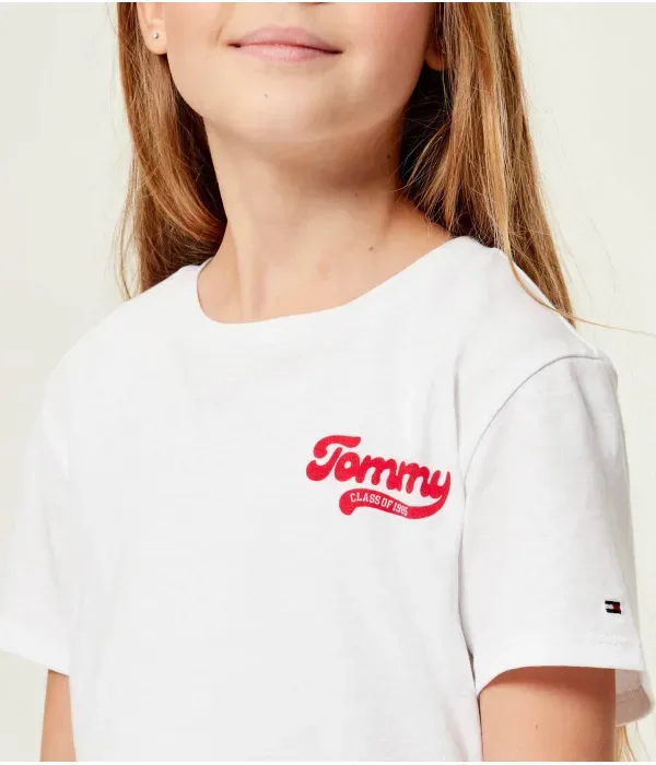 Футболка slim fit Tommy Hilfiger, белый — фото 4
