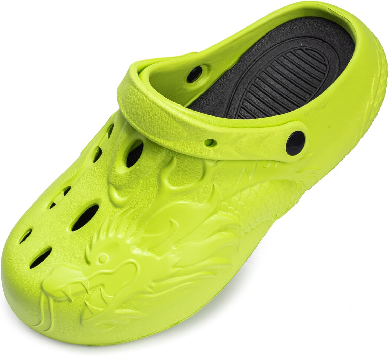 

Унисекс сабо Mr Right с поддержкой свода стопы, водонепроницаемые, противоскользящие мюли - легкие и дышащие, для пляжа Mr.Right, Limeade