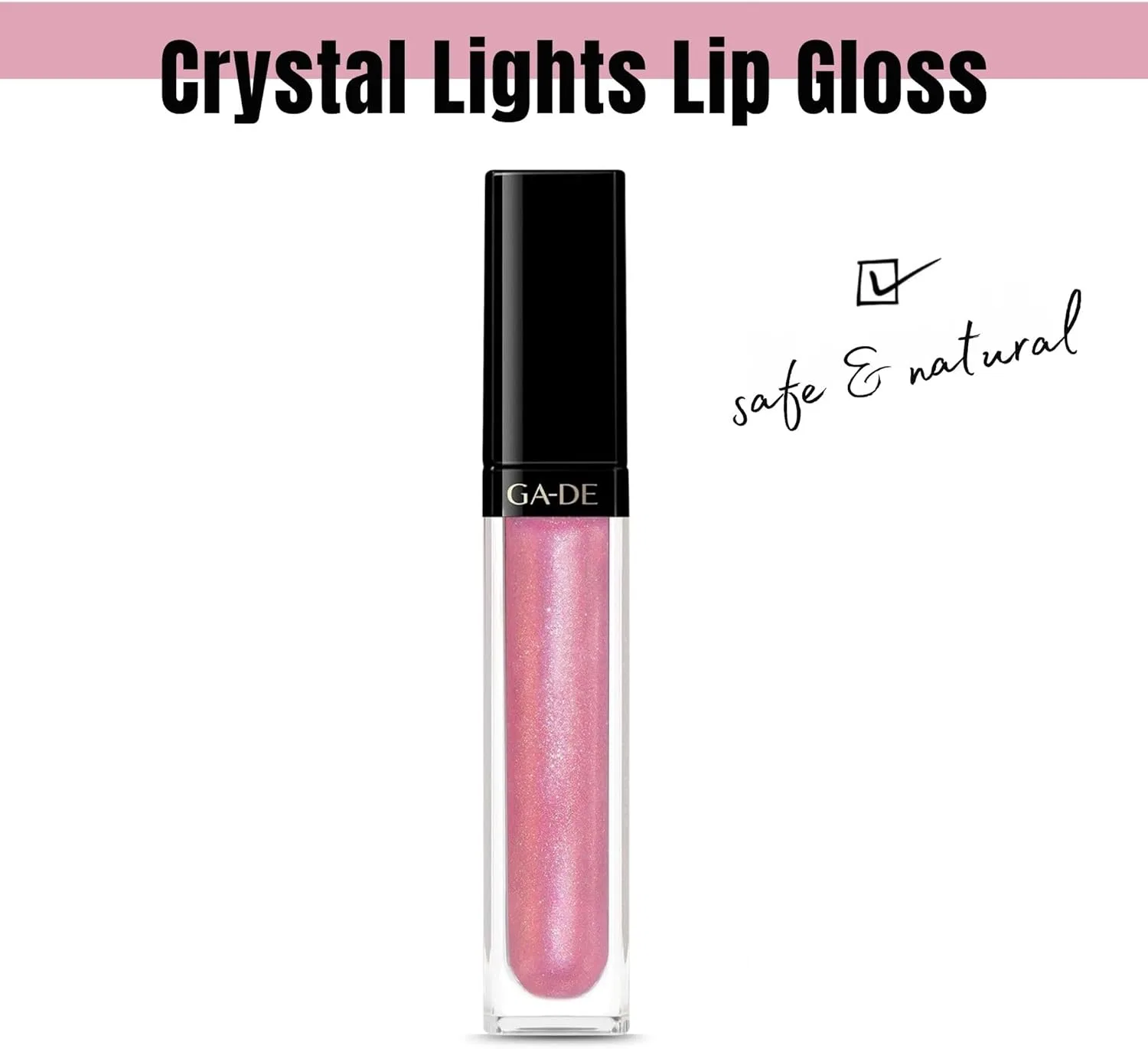 Блеск для губ GA-DE Crystal Light 511 Розовый кварц 0.25 унции — фото 4