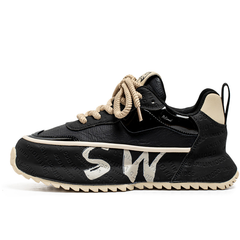 

Износостойкие, легкие, увеличивающие рост, низкие, массивные мужские кроссовки PROTECTCAMEL, Black