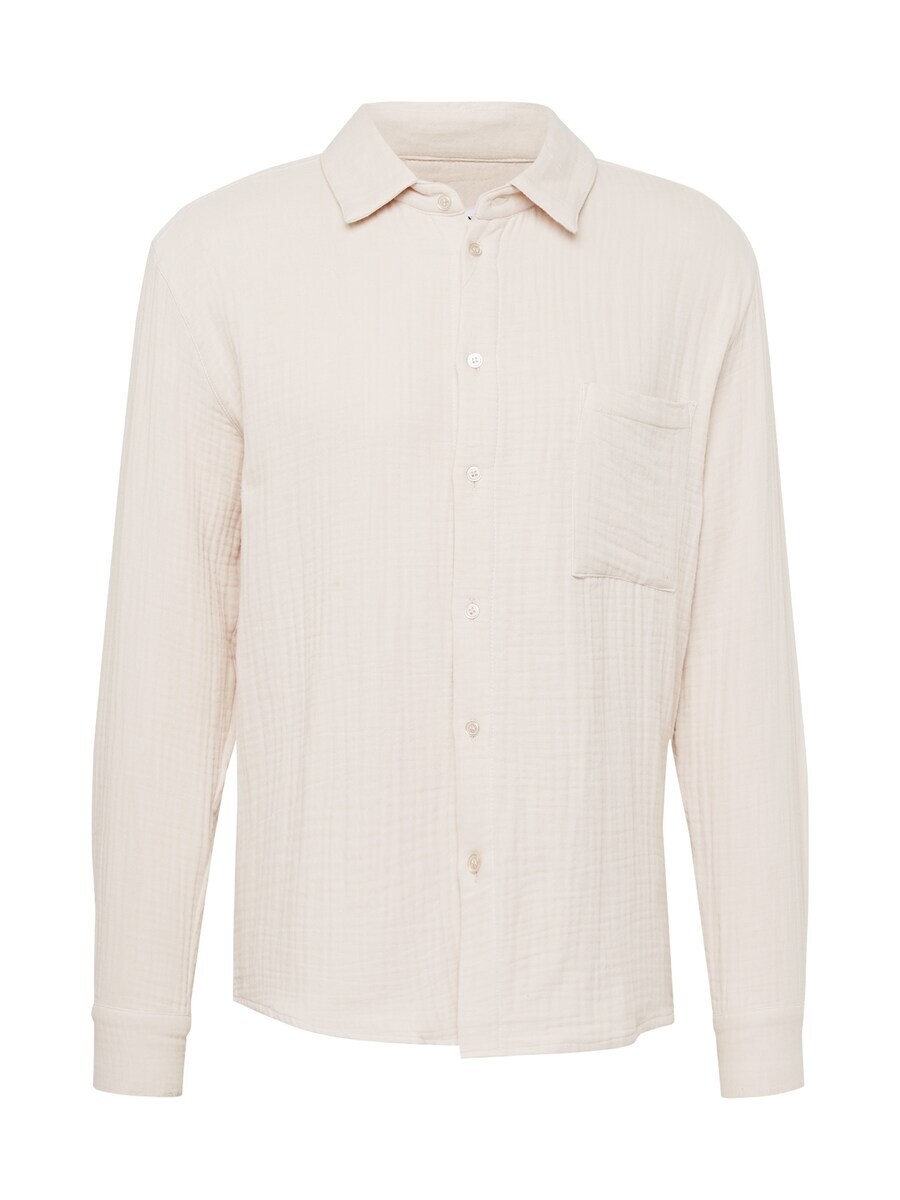 

Повседневная рубашка DAN FOX APPAREL Regular fit Button Up Shirt Toprak, бежевый