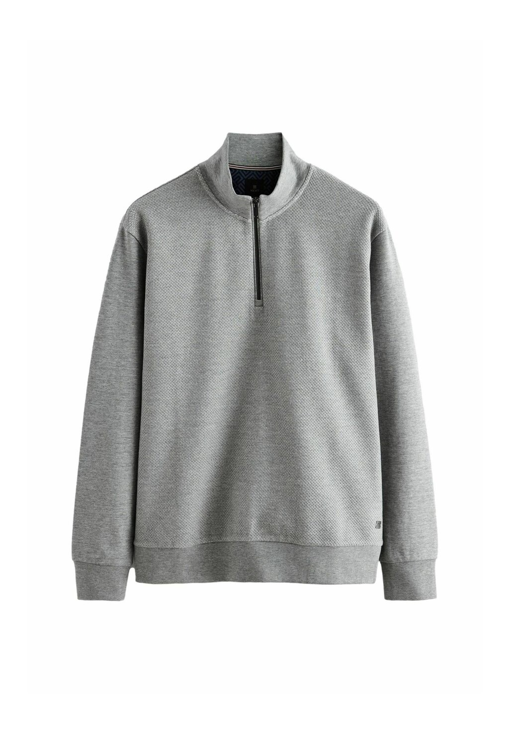 

Толстовка ZIP NECK FIT TEXTURED ZIP Next, серый