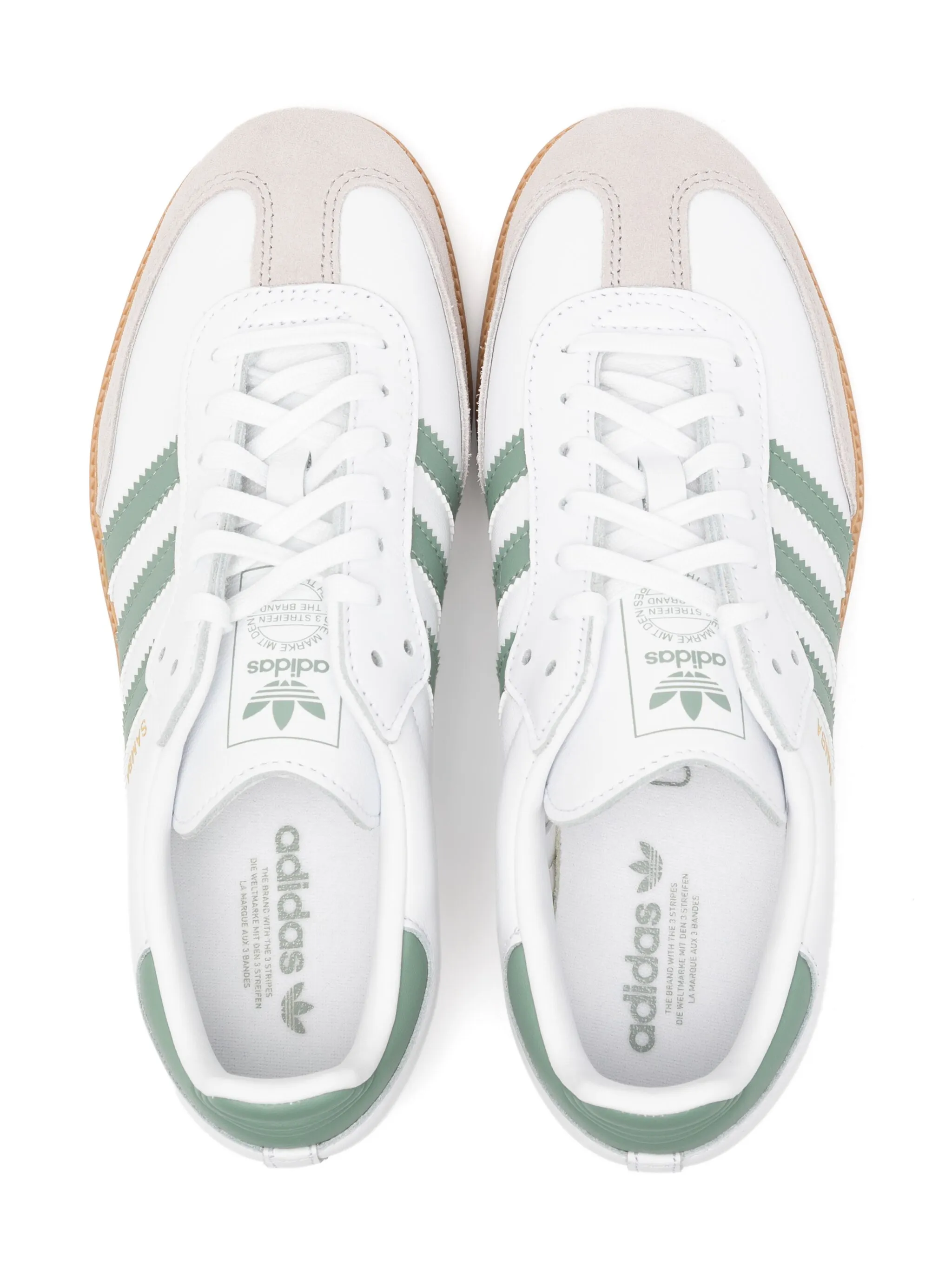 Кроссовки Samba OG Adidas Kids, белый — фото 3