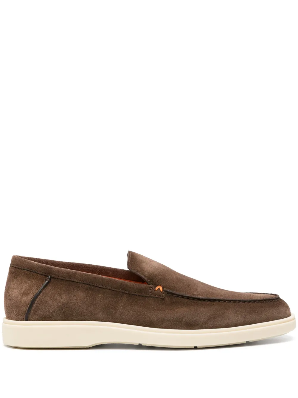 

Лоферы с миндалевидным носком Santoni, коричневый