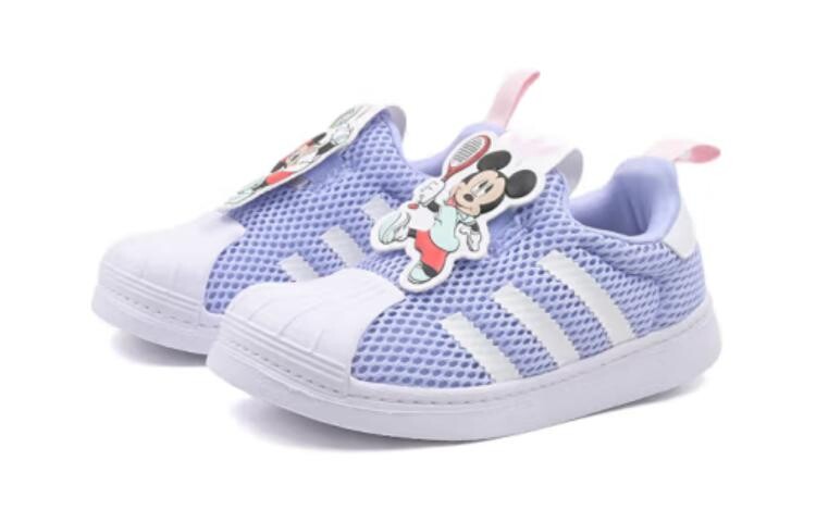Детские кроссовки для скейтбординга adidas originals SUPERSTAR 360 PS, Blue/White — фото 3