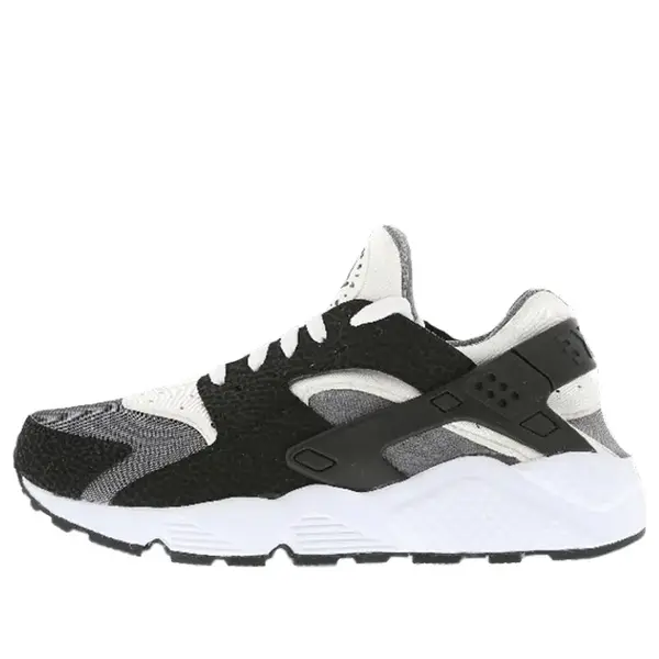 

Кроссовки air huarache run 'black white dark grey' Nike, черный