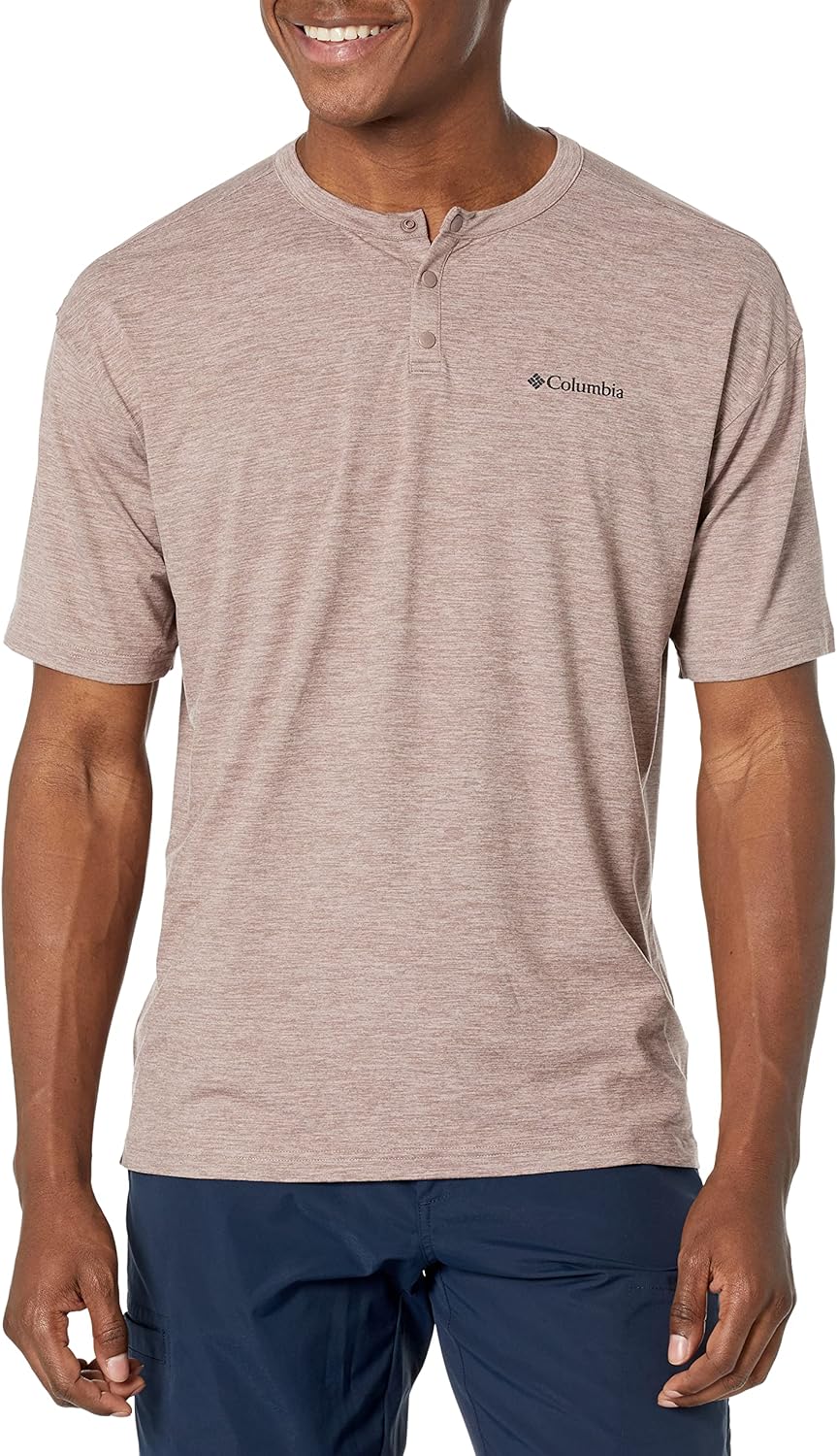 

Columbia мужская футболка с коротким рукавом Coral Ridge Performance для походов, Quantum Mauve