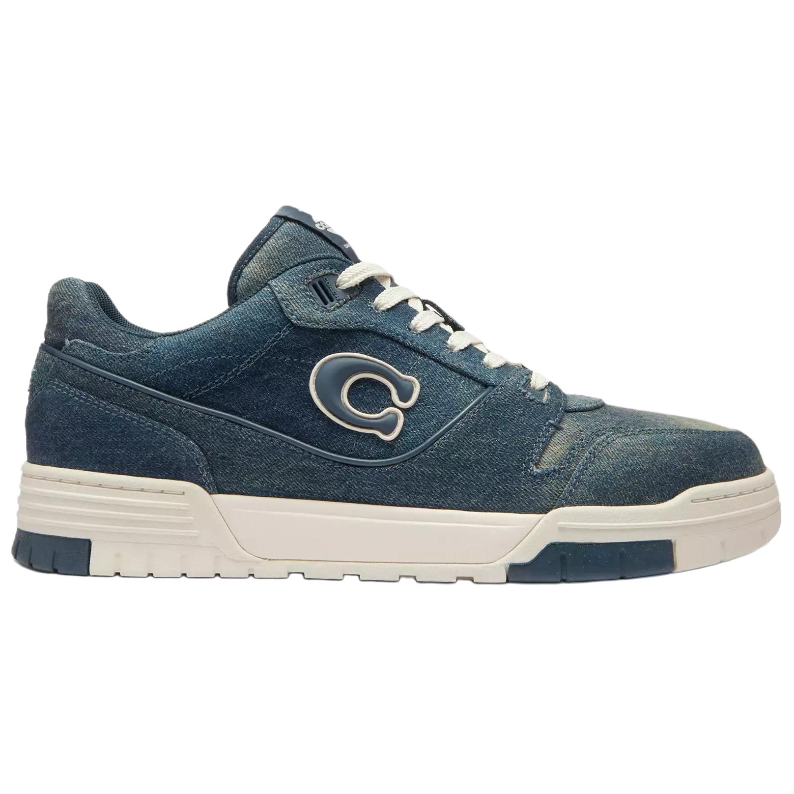 COACH Soho Low top Skateboard Shoes мужские синие — фото 3
