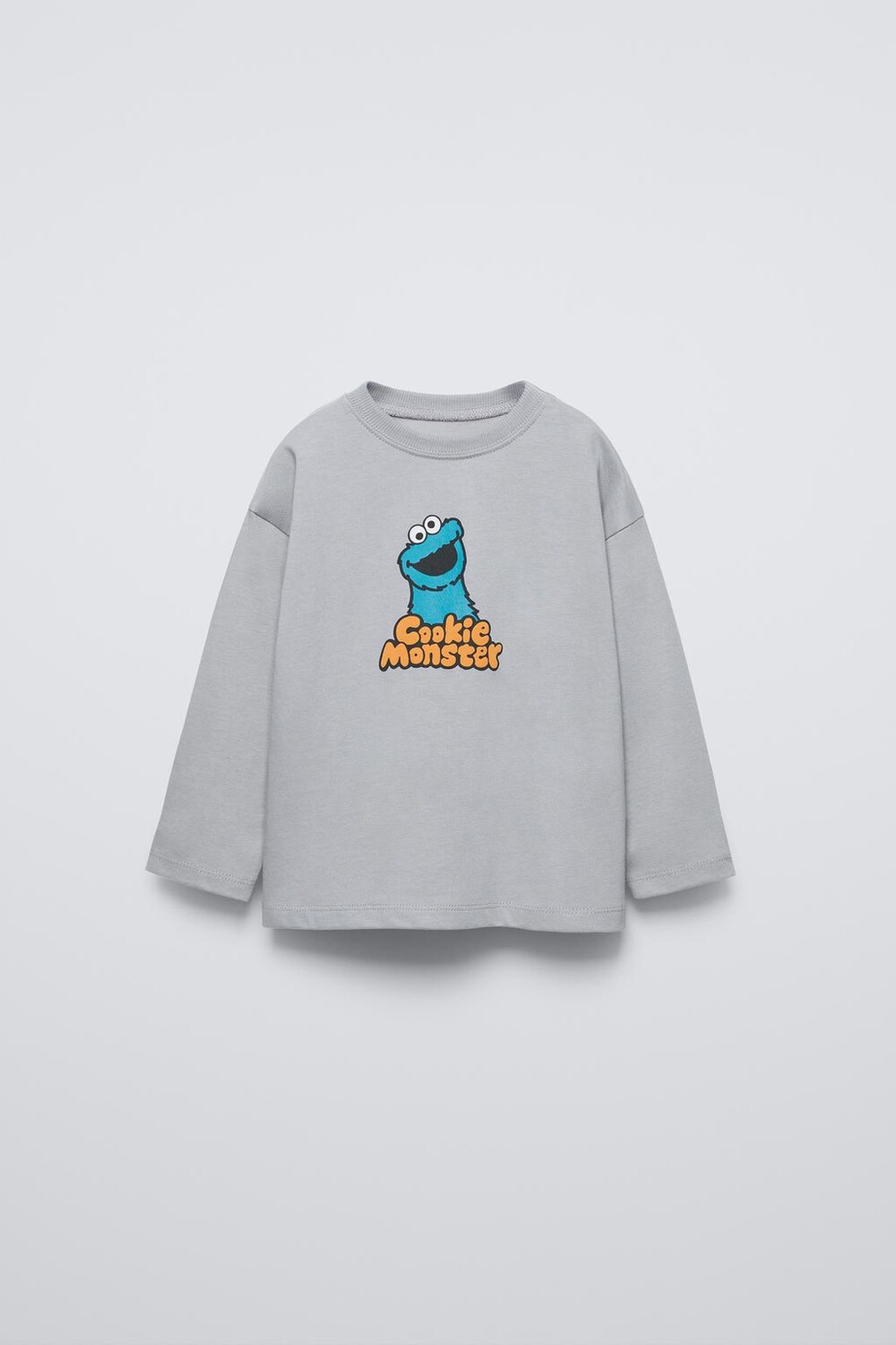 

Футболка cookie monster улица сезам ZARA, серый