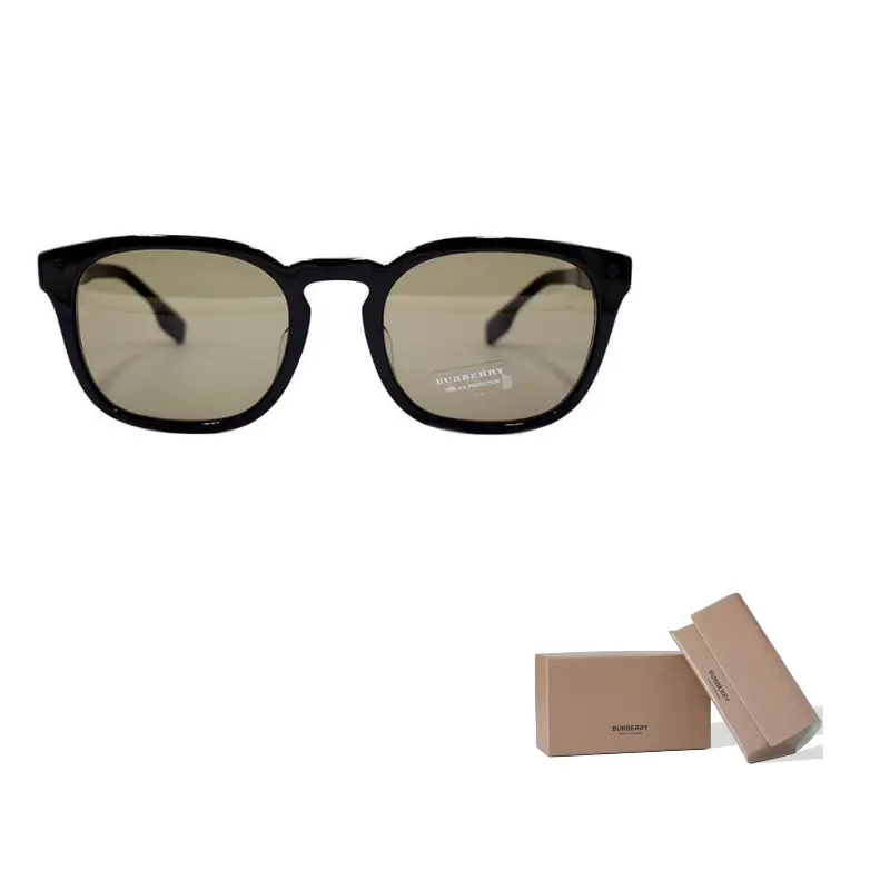 

Burberry Солнцезащитные очки мужские, Black/Black Temples
