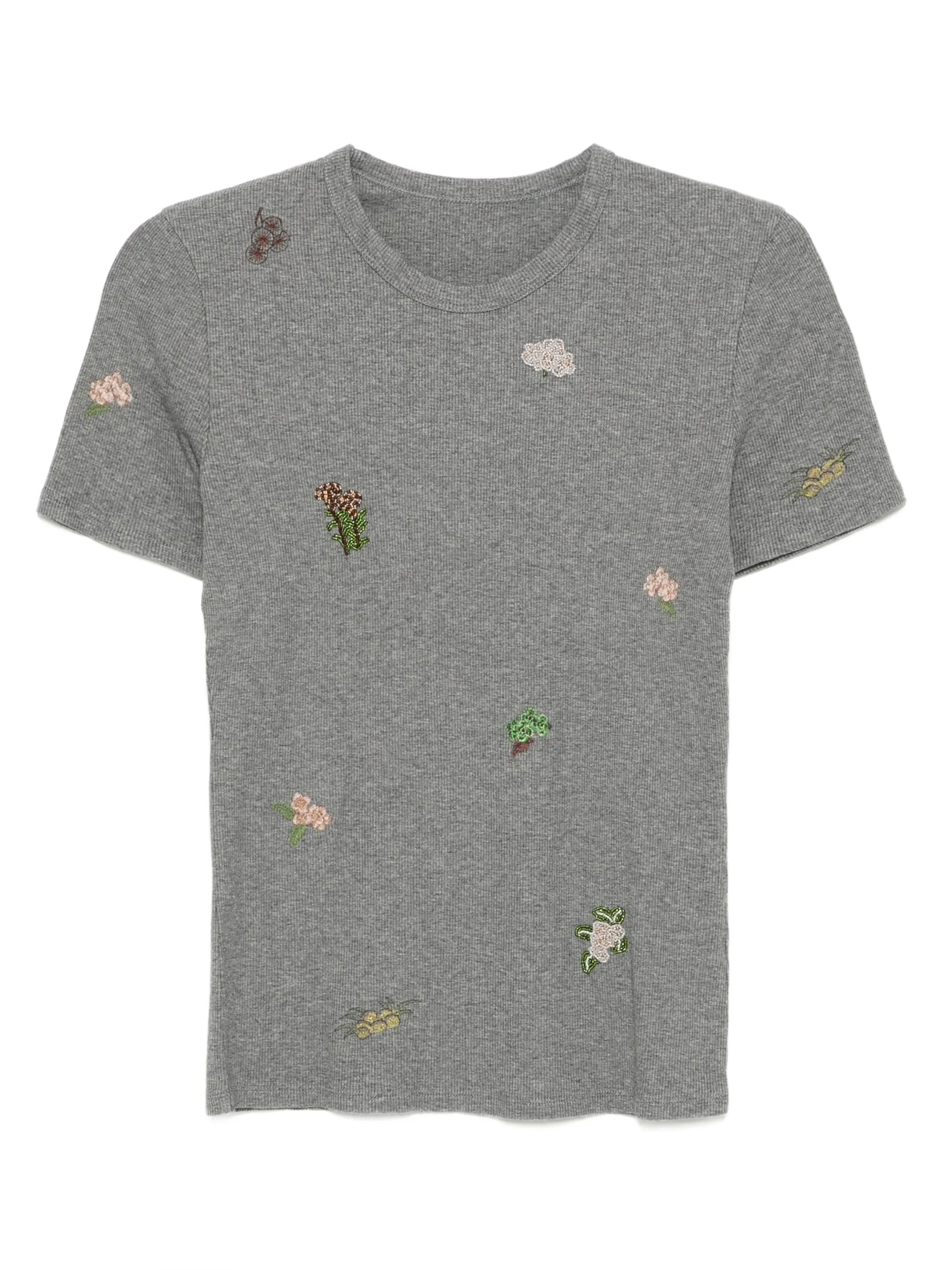 

Футболка с вышивкой Jnby, серый