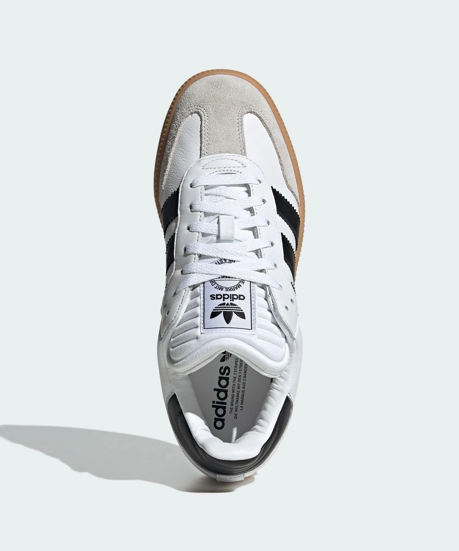 Мужские/женские кроссовки adidas Originals Samba XLG чёрные — фото 2