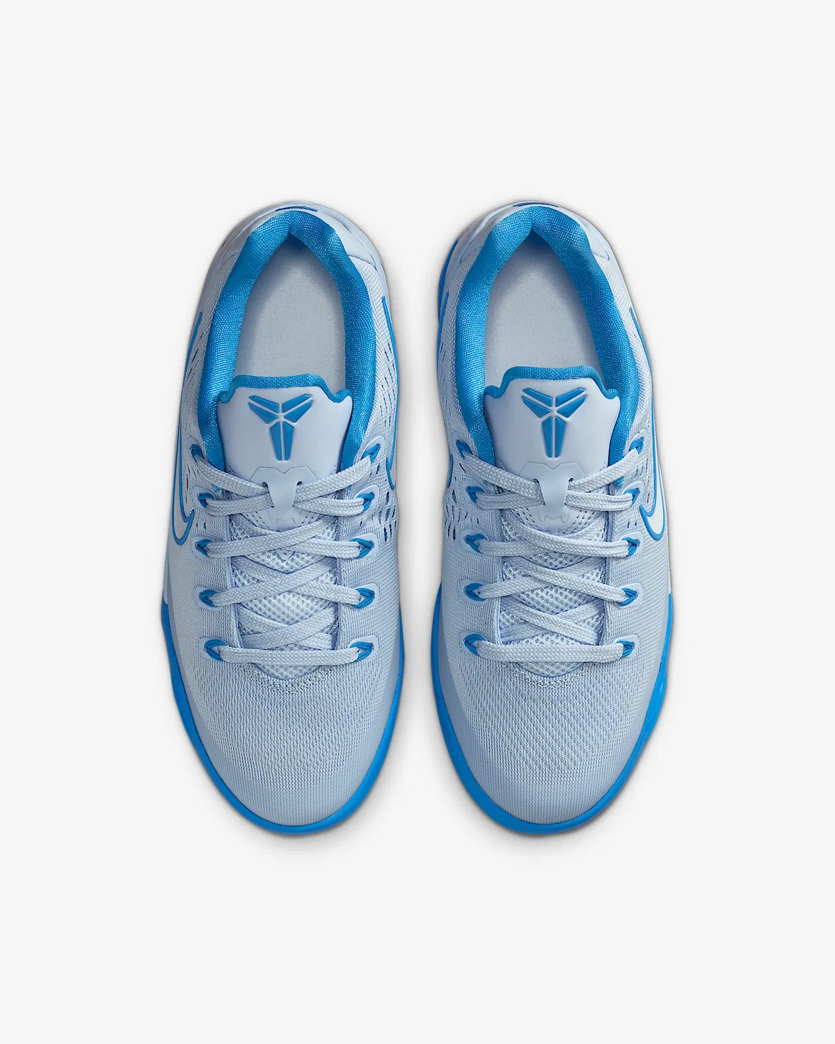 Детские баскетбольные кроссовки Kobe IX Low EM, Hydrogen Blue/White/Photo Blue — фото 4