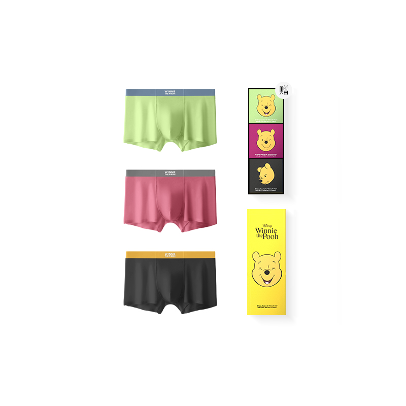 

Подарочный набор мужских трусов боксеров 3 шт Disney, фиолетовый