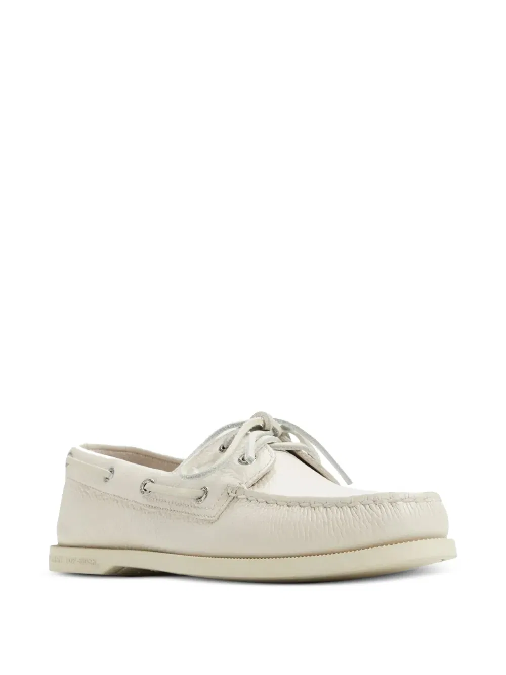 Кожаные лодочные туфли Sperry Fortela, белый — фото 2