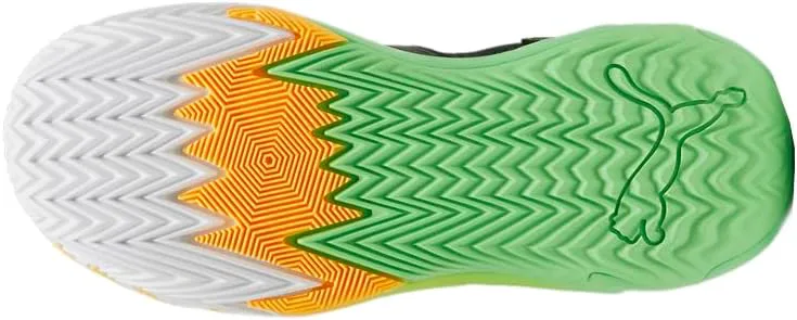 Детские кроссовки для девочек PUMA Kids Girls Scoot Zeros Jr для баскетбола и повседневной носки - розовые, черный — фото 4