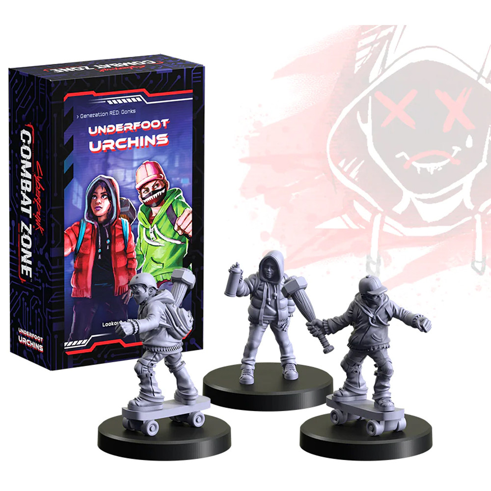 

Миниатюра Monster Fight Club Cyberpunk Red Combat Zone: Generation RED - Underfoot Urchins